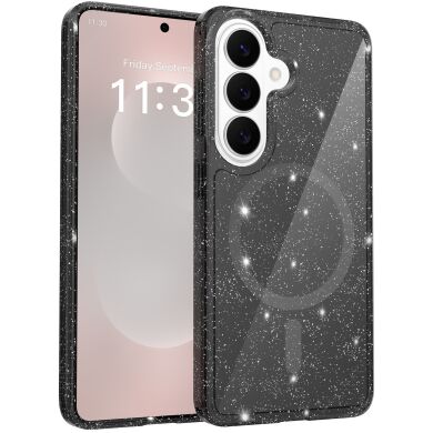 Защитный чехол Reframe Sparkle MagSafe для Samsung Galaxy S26 - Transparent Black