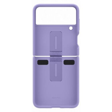 Захисний чохол Silicone Cover with Ring для Samsung Galaxy Flip 3 (EF-PF711TVEGRU) - Lavender
