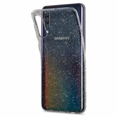 Захисний чохол Spigen (SGP) Liquid Crystal Glitter для Samsung Galaxy A50 (A505) - Crystal Quartz