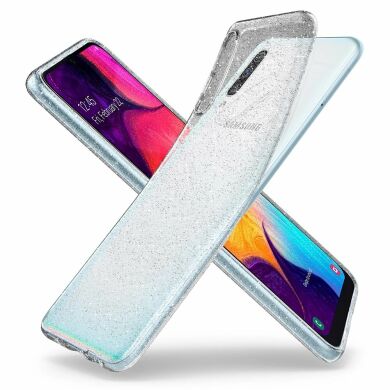 Захисний чохол Spigen (SGP) Liquid Crystal Glitter для Samsung Galaxy A50 (A505) - Crystal Quartz