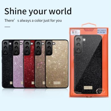 Защитный чехол SULADA Dazzling Glittery для Samsung Galaxy S25 Plus (S936) - Black