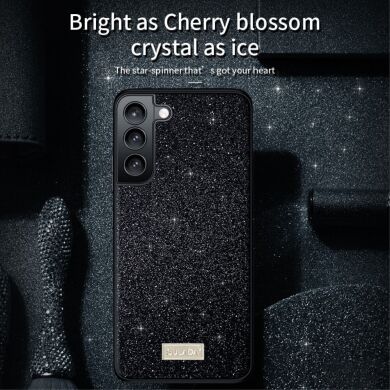 Защитный чехол SULADA Dazzling Glittery для Samsung Galaxy S25 Plus (S936) - Black