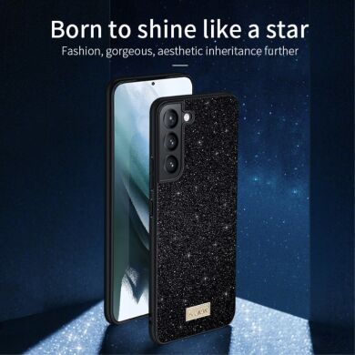 Защитный чехол SULADA Dazzling Glittery для Samsung Galaxy S25 Plus (S936) - Black