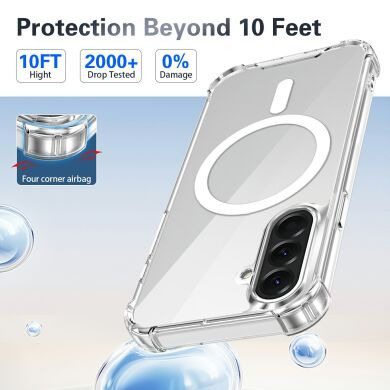 Защитный чехол UniCase AirBag Flow MagSafe для Samsung Galaxy A57 (A576) - Transparent