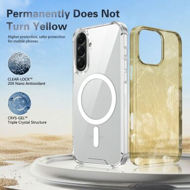Защитный чехол UniCase AirBag Flow MagSafe для Samsung Galaxy A57 (A576) - Transparent