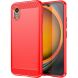 Защитный чехол UniCase Carbon для Samsung Galaxy Xcover 7 (G556) - Red. Фото 1 из 8