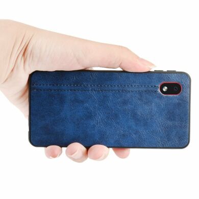 Защитный чехол UniCase Leather Series для Samsung Galaxy A01 Core (A013) - Blue