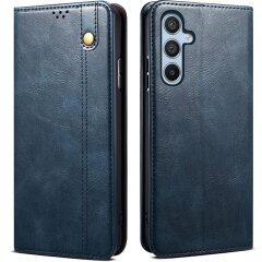Защитный чехол UniCase Leather Wallet для Samsung Galaxy S25 FE (S731) - Blue