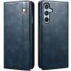 Защитный чехол UniCase Leather Wallet для Samsung Galaxy S25 FE (S731) - Blue. Фото 1 из 6