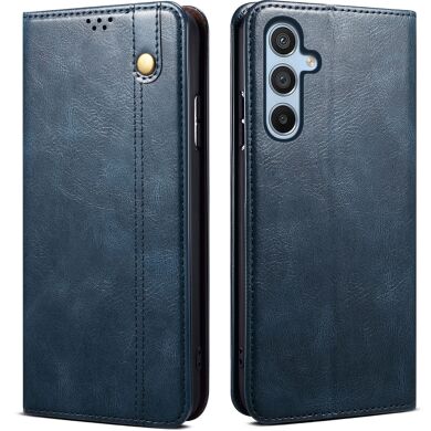 Защитный чехол UniCase Leather Wallet для Samsung Galaxy S25 FE (S731) - Blue
