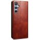 Защитный чехол UniCase Leather Wallet для Samsung Galaxy S25 (S931) - Brown. Фото 6 из 7