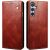 Защитный чехол UniCase Leather Wallet для Samsung Galaxy S25 (S931) - Brown