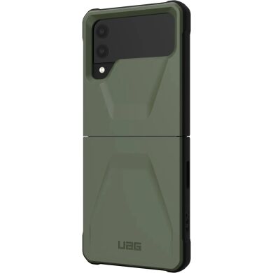 Защитный чехол URBAN ARMOR GEAR (UAG) Civilian (FF) для Samsung Galaxy Flip 4 - Olive