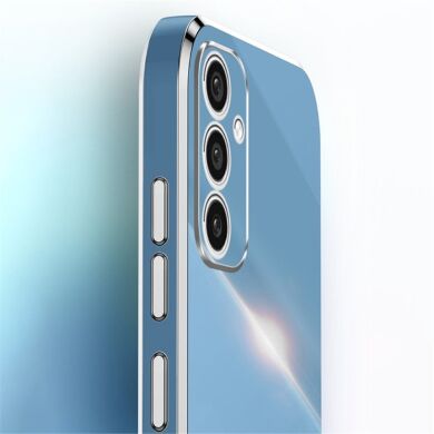 Захисний чохол XINLI Porcelain Ring для Samsung Galaxy A26 (A266) - Cyan