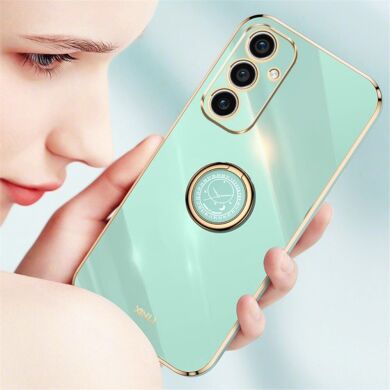 Захисний чохол XINLI Porcelain Ring для Samsung Galaxy A26 (A266) - Cyan