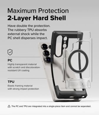 Захисний чохол Ringke UX Magnetic для Samsung Galaxy S25 Ultra (S938) 8800293851653 - Clear