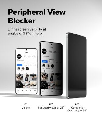 Комплект захисних стекол (2шт) Ringke Easy Slide Privacy для Samsung Galaxy S26 (S942) 8800328815841