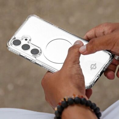 Захисний чохол ItSkins Hybrid R with MagSafe для Samsung Galaxy S24 Plus (S926) SGKP-HMACR-TRSP - Clear