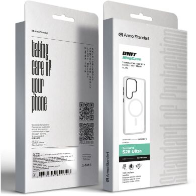 Захисний чохол ArmorStandart Unit MagSafe для Samsung Galaxy S26 Ultra (S948) - Matte Clear