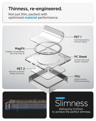 Защитный чехол Spigen Ultra Hybrid Neo One (MagFit) для Samsung Galaxy S26 Ultra (S948) ACS11206 - Clear