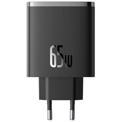 Сетевое зарядное устройство Baseus Cube Pro 2C+U (65W) P10152301113-00 - Black