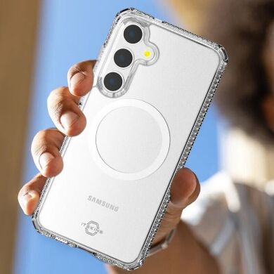Захисний чохол ItSkins Hybrid R with MagSafe для Samsung Galaxy S24 Plus (S926) SGKP-HMACR-TRSP - Clear