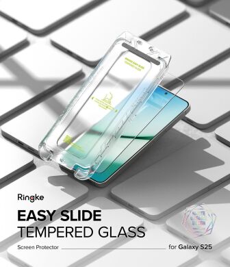 Комплект защитных стекол (2шт) Ringke Easy Slide Tempered Glass для Samsung Galaxy S25 (S931) / Galaxy S24 (S921) 8800274968448