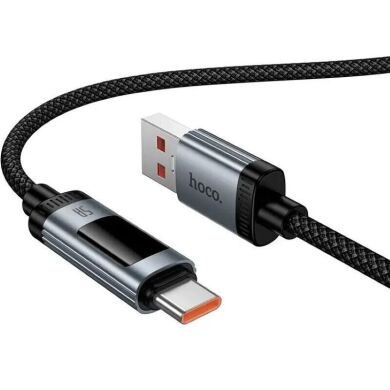 Кабель Hoco U148 USB to Type-C (100W, 5A, 1.2m) - Black