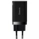 Мережевий зарядний пристрій Baseus Super Si Pro Quick Charger C+U (30W) CCSUPP-E01 - Black