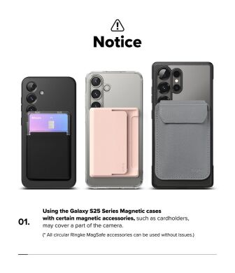 Захисний чохол Ringke UX Magnetic для Samsung Galaxy S25 Ultra (S938) 8800293851653 - Clear