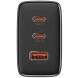 Сетевое зарядное устройство Baseus Cube Pro 2C+U (65W) P10152301113-00 - Black. Фото 2 из 23