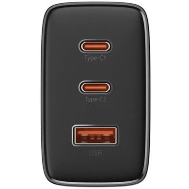Сетевое зарядное устройство Baseus Cube Pro 2C+U (65W) P10152301113-00 - Black