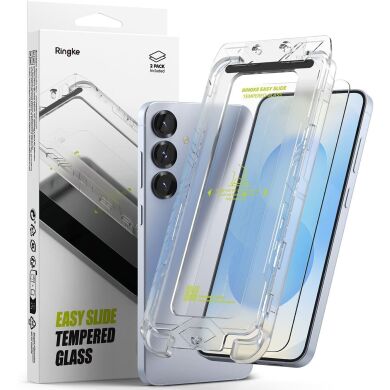 Комплект защитных стекол (2шт) Ringke Easy Slide Tempered Glass для Samsung Galaxy S25 (S931) / Galaxy S24 (S921) 8800274968448