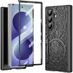 Защитный чехол UniCase Mechanical Legend для Samsung Galaxy Fold 8 Ultra - Black