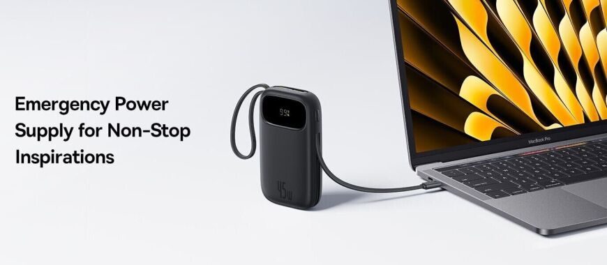 Внешний аккумулятор Baseus EnerFill FC31 45W (20000mAh) + кабель Type-C + Type-C (P10082105123-00) - Black