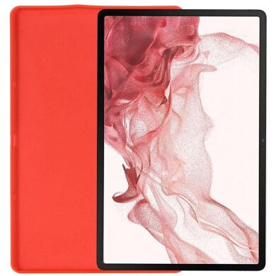Захисний чохол Deexe Silicone Shell для Samsung Galaxy Tab S9 FE Plus (X610.616) - Red