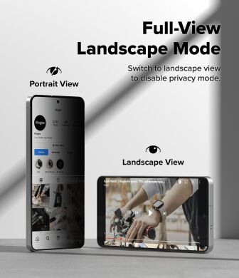 Комплект захисних стекол (2шт) Ringke Easy Slide Privacy для Samsung Galaxy S26 (S942) 8800328815841