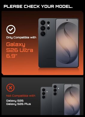 Защитный чехол Supcase Unicorn Beetle Pro Set для Samsung Galaxy S26 Ultra (S948) 843439160729 - Black