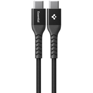 Кабель Spigen EB10010CCA Essential Type-C to Type-C (100W, 1m) ACA11103 - Black