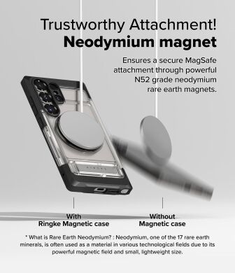 Захисний чохол Ringke UX Magnetic для Samsung Galaxy S25 Ultra (S938) 8800293851653 - Clear