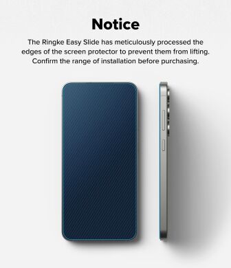 Комплект защитных стекол (2шт) Ringke Easy Slide Tempered Glass для Samsung Galaxy S25 (S931) / Galaxy S24 (S921) 8800274968448