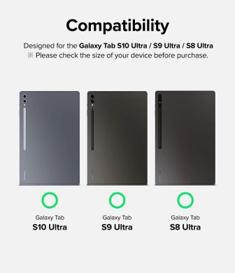 Захисне скло Ringke Tempered Glass (FT) для Samsung Galaxy Tab S10 Ultra / S9 Ultra / Tab S8 Ultra (T920/926/910/916/900/906) 8809848206696