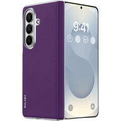 Защитный чехол SULADA Magnetic Leather Case для Samsung Galaxy Fold 8 Ultra - Purple