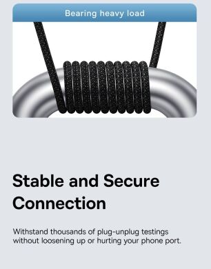 Кабель Baseus Gem USB to Type-C (100W, 1m) P10373002111-00 - Cluster Black