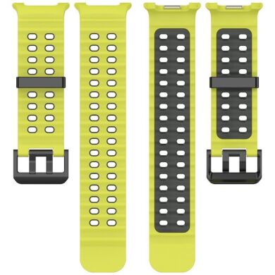 Ремешок Deexe Ocean Strap для Samsung Galaxy Watch 8 (40/44mm) / 8 Classic - Lime / Grey