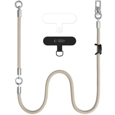 Набор ремешков Tech-Protect C10S Rope Crossbody - Beige / Titanium