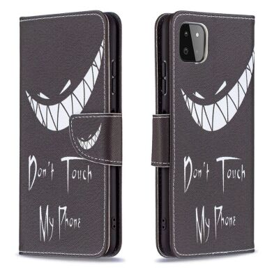 Чохол-книжка Deexe Color Wallet для Samsung Galaxy A22 5G (A226) - Evil Grin
