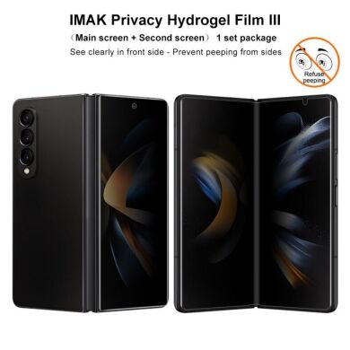 Комплект захисних плівок IMAK Privacy Hydrogel Film для Samsung Galaxy Fold 4