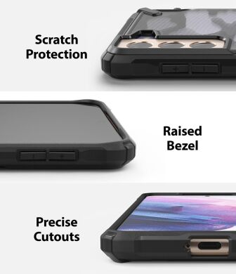 Захисний чохол RINGKE Fusion X для Samsung Galaxy S21 Plus (G996) - Camo Black