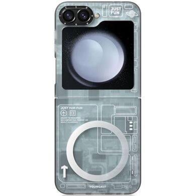 Защитный чехол YOUNGKIT Technology Series для Samsung Galaxy Flip 6 - Technology Black